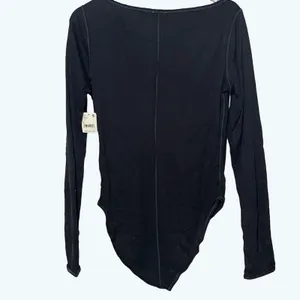 Free People Sloane Thermal Bodysuit | Women’s Large | Black | NEW thumbnail 4