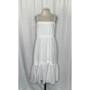 NWT!! J. CREW Sorrento Dress Cotton Voile Solid White Bridal Preppy XXS XX-Small thumbnail 2
