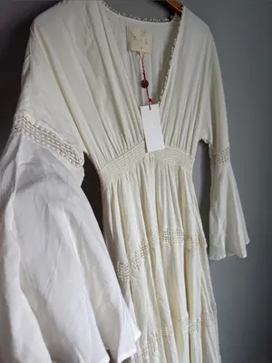 NEW The Jetset Diaries hammock maxi dress in Ivory Medium thumbnail 9