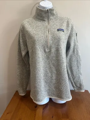 Patagonia Gray 1/4 Zip Better Sweater Pullover thumbnail 2