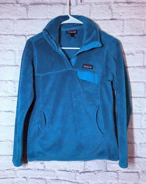 Patagonia Women's Teal Re-Tool Snap-T Pullover, XS thumbnail 1