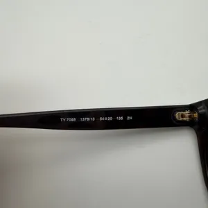 Tory Burch Dark Tortoise Cat Eye Sunglasses Preppy Classic Quiet Luxury Designer thumbnail 7
