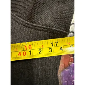Lululemon Dark Gray‎ Ribbed Short Sleeve Fitted Top Athleisure Casual thumbnail 5
