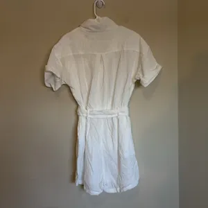 Bishop + Young Romper Womens Medium White Cotton‎ Gauze Button Front K1CRM2273 thumbnail 6