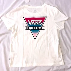 Vans T-shirt off the wall white w/logo L NWT thumbnail 3