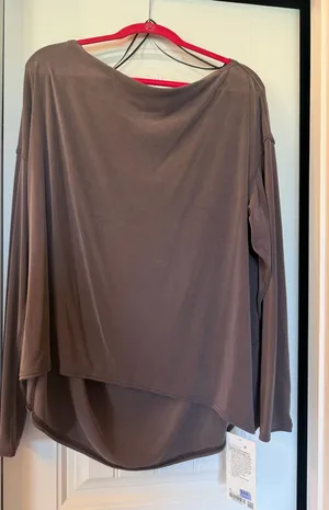 Lululemon Drapey Softstreme Off-The-Shoulder LS thumbnail 1