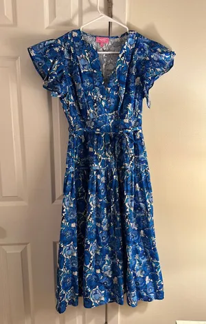 Boutique Dress Blue Size M thumbnail 1
