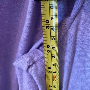Abercrombie & Fitch Purple High Waist Sloane Dress Pants Linen Cotton Wide Leg thumbnail 9
