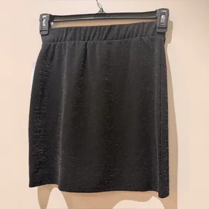 Live to be spoiled Sparkly Mini Skirt Y2K 2000s Going Out Glamorous Pencil Bodycon Elevated Basic thumbnail 4