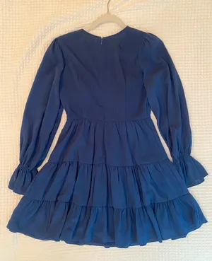 Hello Molly Blue Long sleeve Dress thumbnail 4