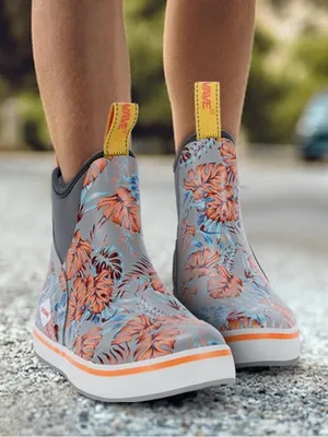 Showave Women's Deck Boots Waterproof Ankle Rain Footwear Non-Slip Size 6 thumbnail 1