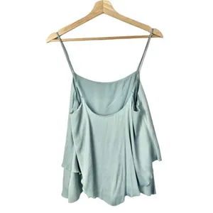 Free People Intimately Light Blue Layered Cami Tank‎ Top M thumbnail 2