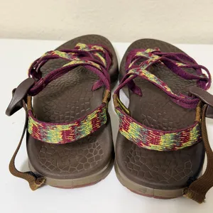 Chacos Z/Cloud X2 Women Strappy Sandals Vibram Sole Purple Maroon Multi Size 7 thumbnail 8