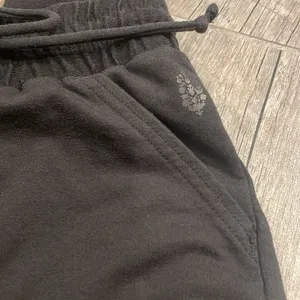 Free People movement black joggers thumbnail 2