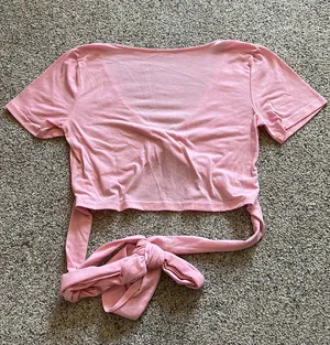 SheIn Pink Wrap Shirt thumbnail 4