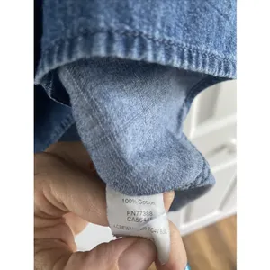 J.Crew Chambray Popover Shirt Dress Womens Size 0 Blue Denim Mini Cotton Classic thumbnail 5