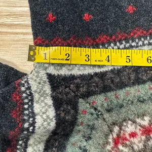 Ralph Lauren | L-XL | Hand Knit Lambswool 1/4 Zip Pullover Mock Neck Sweater thumbnail 6