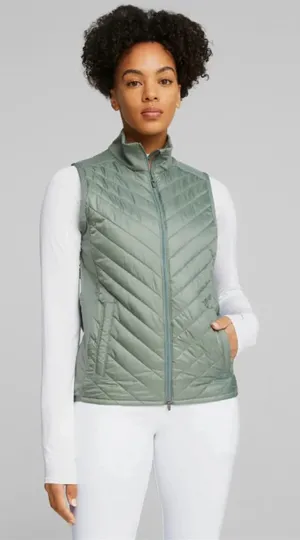 Columbia Size Medium Morning Light III Omni-Heat Blue Vest New Without Tags thumbnail 1
