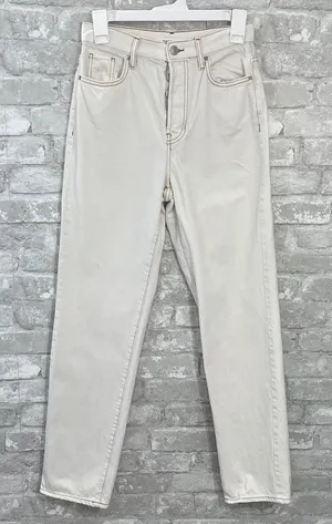 PacSun Cream Straight Leg Dad Jeans thumbnail 1