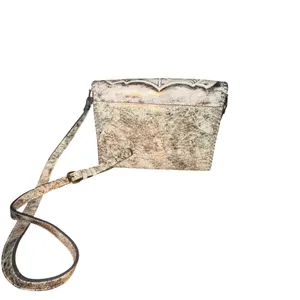 Patricia Nash Granada Tooled Leather Crossbody Bag in Burnished Bronze Metallic thumbnail 4