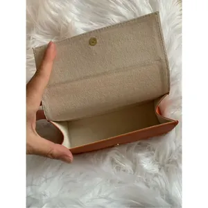 Tory Burch orange sunglasses case thumbnail 2