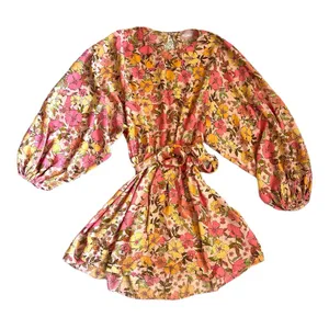 Show Me Your Mumu Larissa Dress In Pretty Poppy thumbnail 2