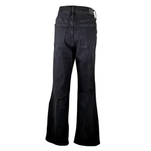 Madewell Mid-Rise Kick Out Black Cropped Stretch Denim Jeans Sz 31T thumbnail 3