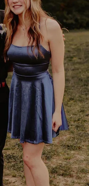 Windsor Blue Flowy  dress thumbnail 2