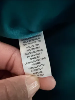 LOFT Bright Turquoise Double-Breasted Peacoat thumbnail 4