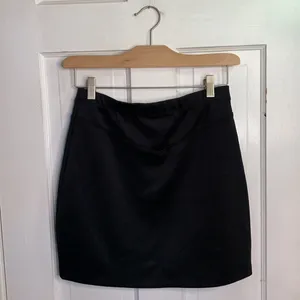 Free People Black Ponte Knit Classic Mini Skirt W-405 Sz S thumbnail 7