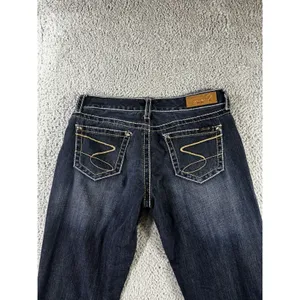 Seven 7 Bootcut Jeans‎ Women 31 Low Rise Thick Stitch Western Festival Y2K Biker thumbnail 9