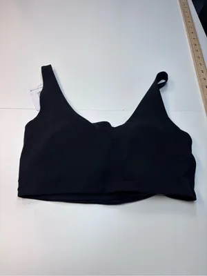 lululemon Black Seamless Scoop and Square Sports Bra NWT Size S/M REVERSIBLE! thumbnail 4