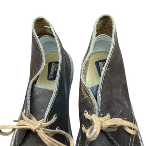 Clarks Boots Womens 10 Brown Leather Originals‎ Desert Ankle Lace Up Shoes thumbnail 3