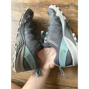 Merrell Women's Gray/Blue Hiking Shoes US 8 Medium Vibram Soles J52988 thumbnail 7