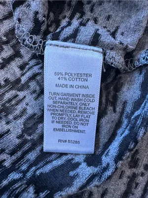 Express Gray Black Heathered Sequin Scoop Neck Tank thumbnail 4