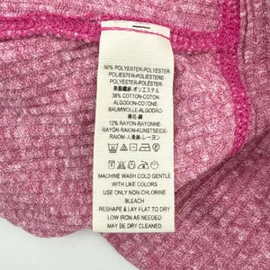 Free People‎ Londontown Thermal Top Raspberry Cowl Neck Long Sleeve Medium thumbnail 7