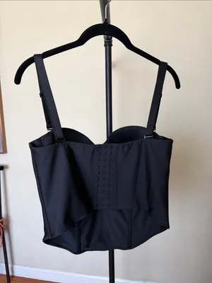 Skims body corset onyx top size XL NWOT thumbnail 4