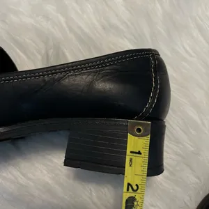White Mountain Black Leather Loafers Shoes Women’s Size 8.5 Office Wear Academia thumbnail 5