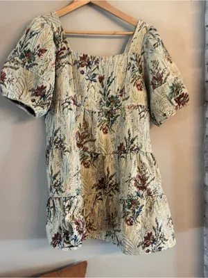 In Bloom Tapestry‎ Tiered Square-Neck Dress thumbnail 1