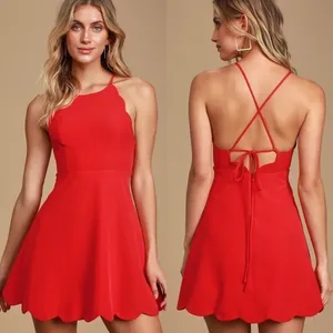 Lulus Play‎ On Curves Backless Dress in Red Size Medium thumbnail 2