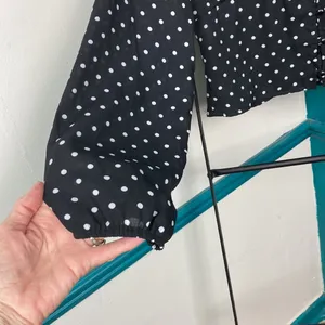 Leith Long Sleeve Polka Dot Top NWOT thumbnail 5