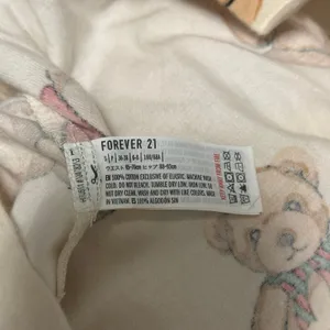 Forever 21 Teddy Bear Christmas 100% cotton pj lounge shorts thumbnail 5