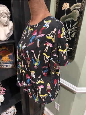 Zara Active Girl Cartoon Print Boxy Tee – Size Small thumbnail 7
