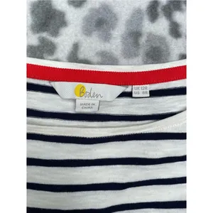 Boden Paulina Jersey Midi Dress US 8R Striped Cotton Coastal Preppy Breton thumbnail 12