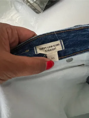 Madewell Low-Slung Curvy Straight Jeans 100% Cotton Denim Size 31‎ thumbnail 14