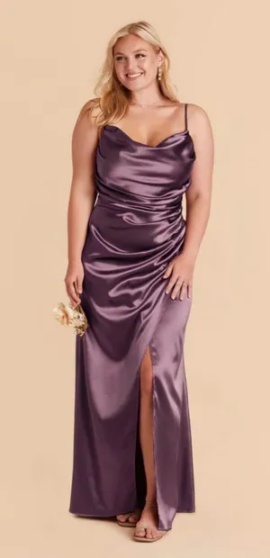 Birdy Grey Lydia Shiny Satin Dress thumbnail 3