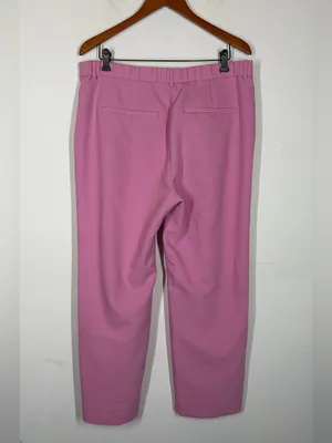 Abercrombie Bubblegum Pink Trouser Pant Size 33/16S SHORT thumbnail 2