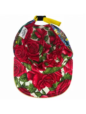 Misallati Hat Club Beauty & The Beast Stained Glass Rose Camper Strapback Hat thumbnail 5