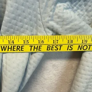 VICTORIA'S SECRET Robe Women’s Large Light Blue Cotton Blend Belted Waffle‎ Knit thumbnail 6