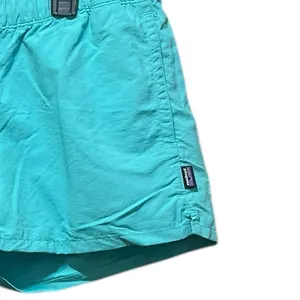 Patagonia Women's Barely Baggies Shorts Subtidal Blue‎ Size Large thumbnail 5